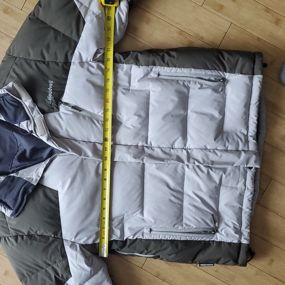 Cloudveil Men's Gray Down Ski Jacket - image 6